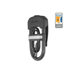 Hiplok DC Hiplok DX with attached cable clip studio image