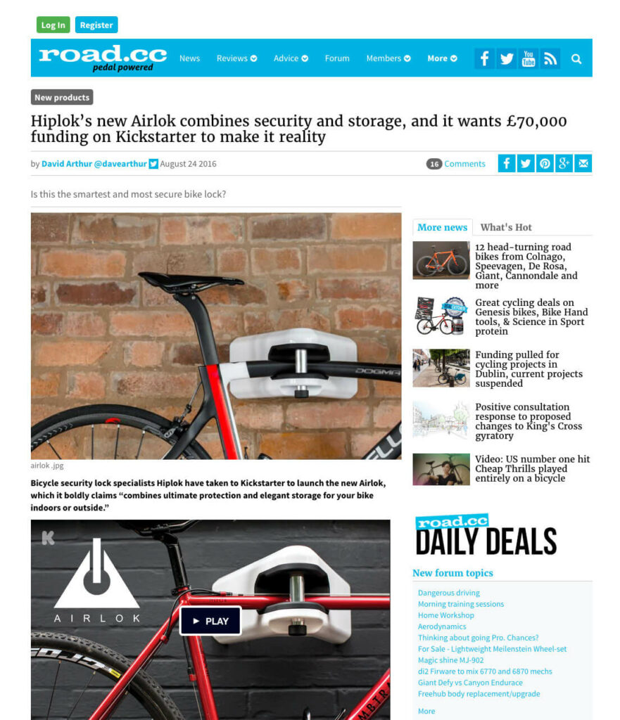 Hiplok 1000 Bike Locks Go Super Secure with World's First Anti-Angle  Grinder Anchors - Bikerumor