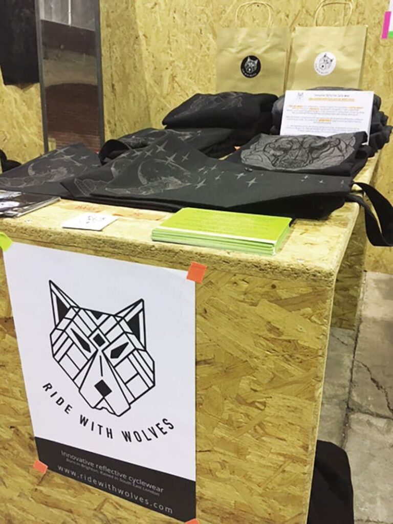 ride with wolves stand in Berliner Fahrradschau