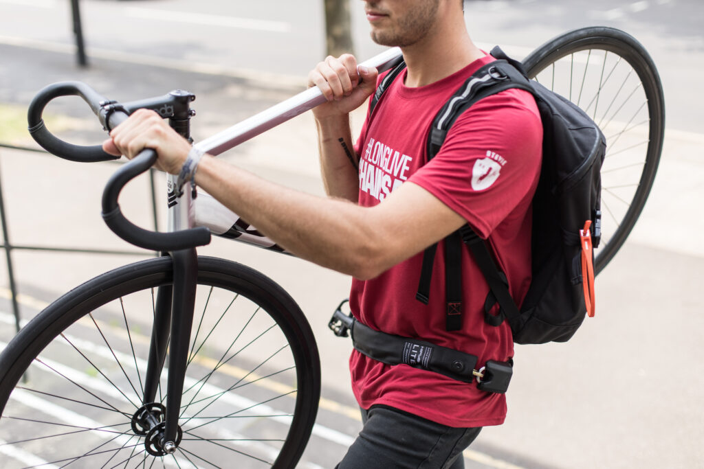 Fixed store bike lock