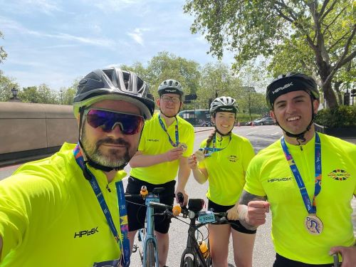 Team Hiplok at Ride London sportive